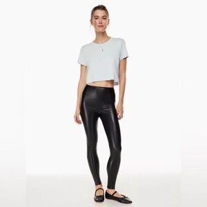 Wilfred Free Daria Pant Faux Leather Leggings Black M